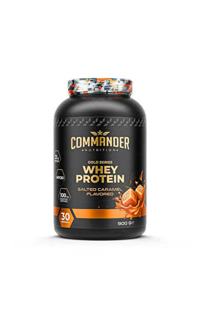 Commander Nutrition Gold Whey Protein 900g (30 Servis) - Tuzlu Karamel